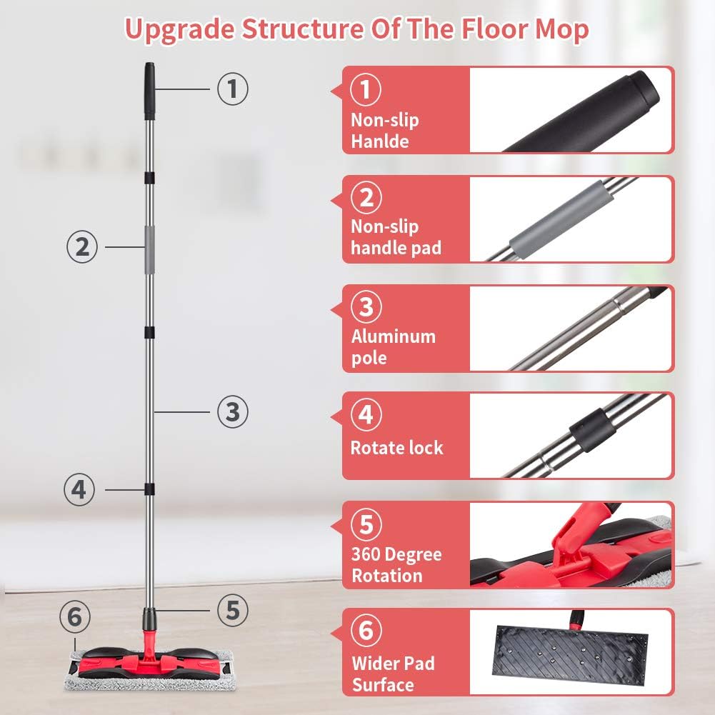 Microfiber Hardwood Floor Mops for Floor Cleaning
