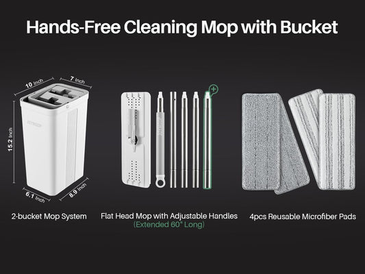 Mop and Bucket Set with Wringer