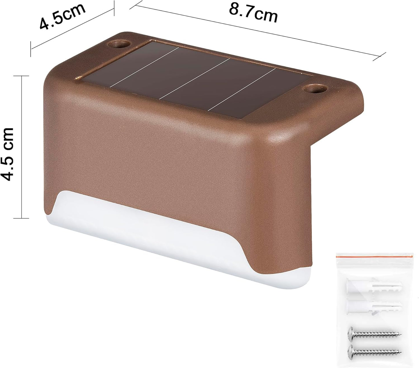 Solar Deck Lights Outdoor Solar Step Lights Waterproof