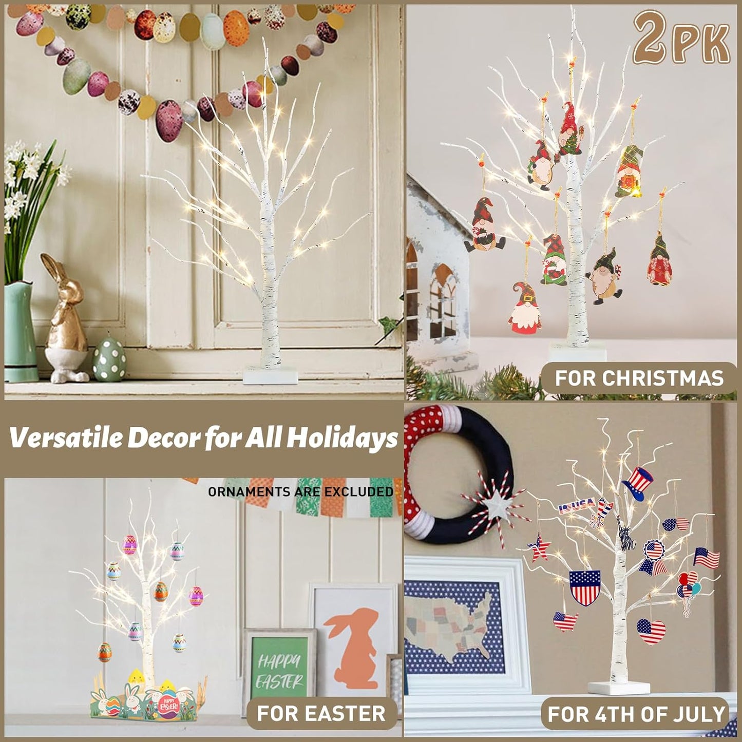 PEIDUO Christmas Decorations Indoor