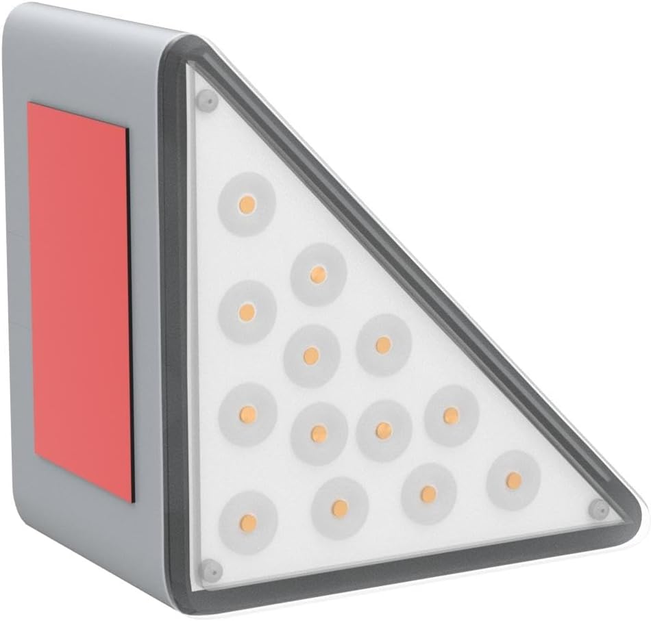 6 Pack Solar Step Lights for Outside, Waterproof IP67 Solar Stair Lights Outdoor - Auto On/Off, Warm White, Steps, Stairs, Deck, Patio, Yard, Porch, Front Door