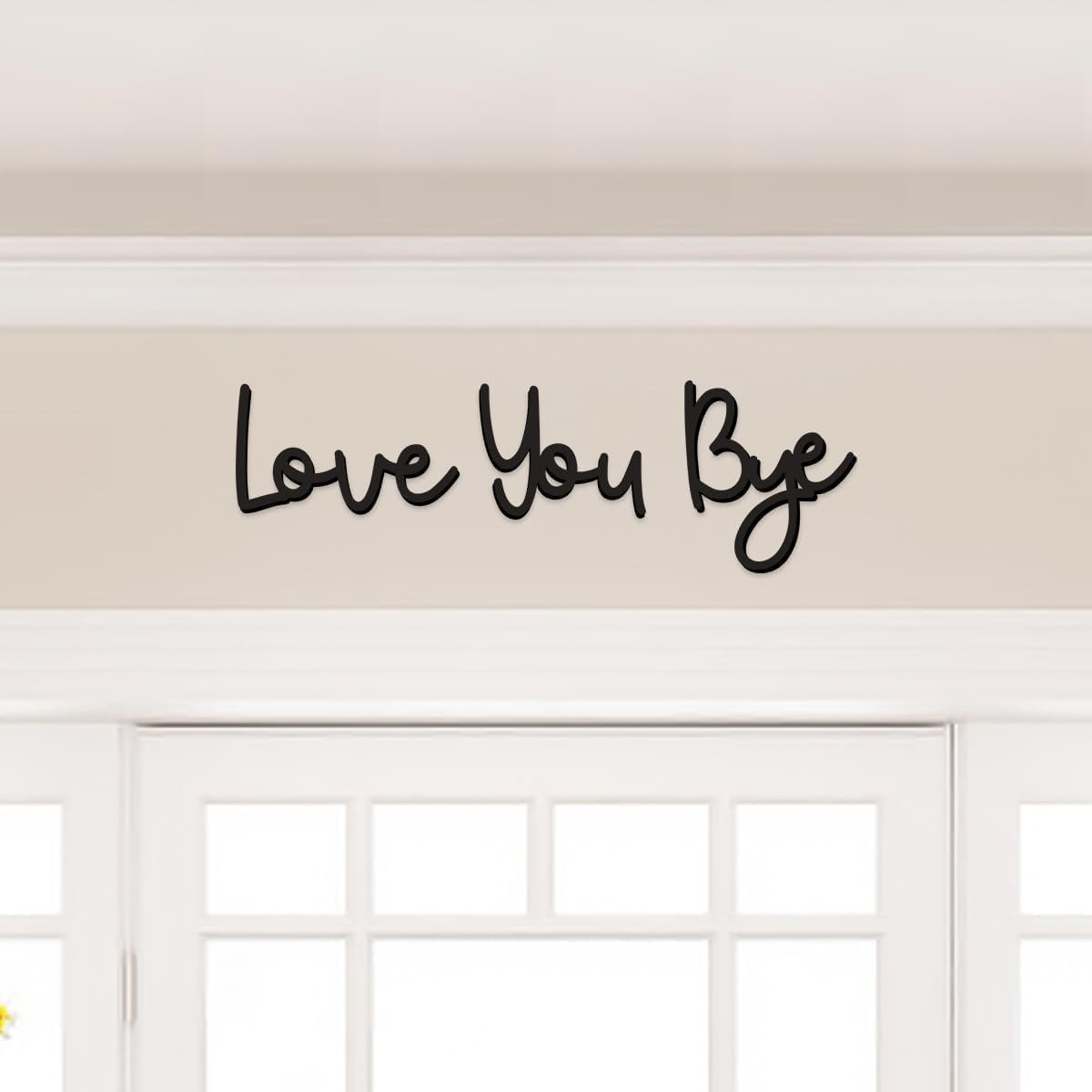 Love You Bye Wood Sign Home Decor Boho Decor Wall Decor