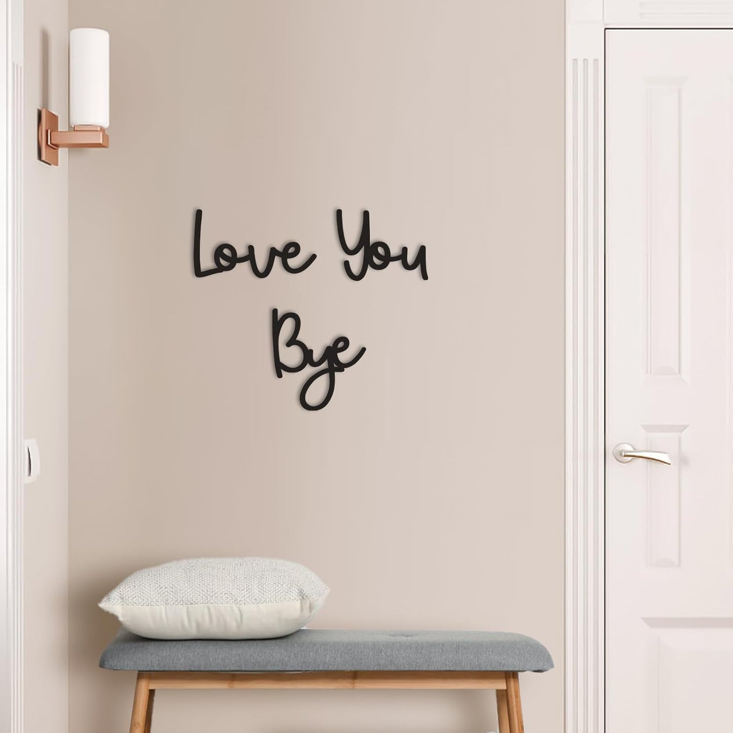 Love You Bye Wood Sign Home Decor Boho Decor Wall Decor