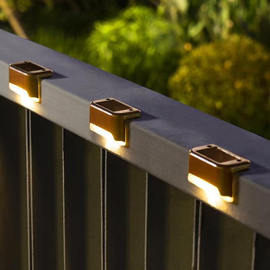 Solar Deck Lights Outdoor Solar Step Lights Waterproof