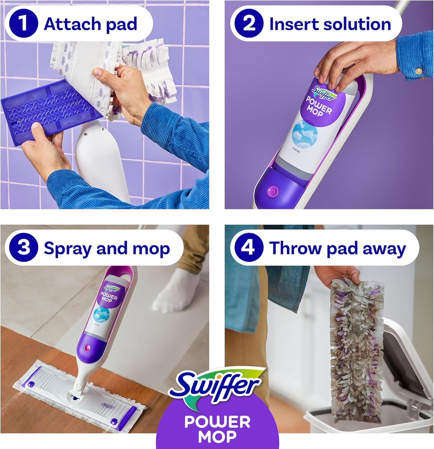 Swiffer PowerMop Multi-Surface Mop Kit