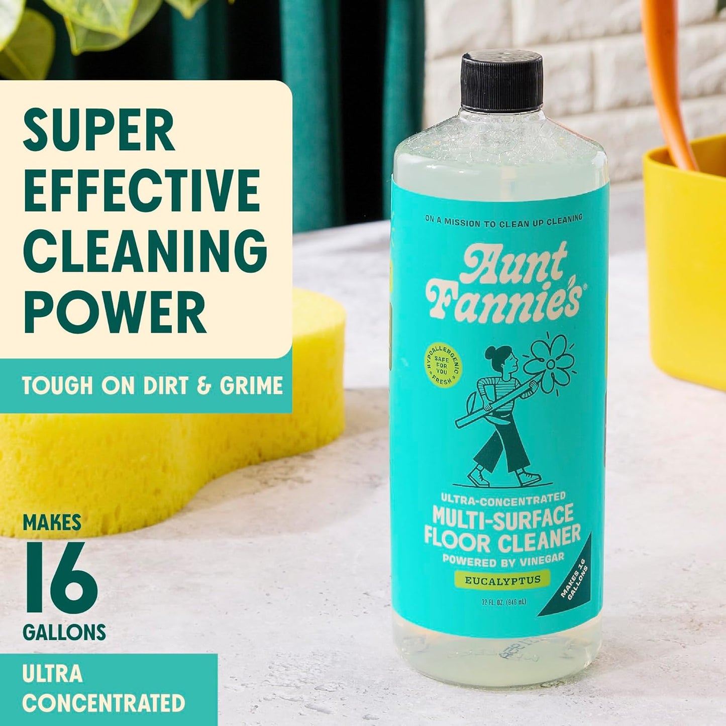 Aunt Fannie's Ultra Concentrated Floor Cleaner Vinegar Wash
