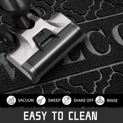 Welcome Mat Outdoor Indoor, All-Season Waterproof Front Door Mat Outside